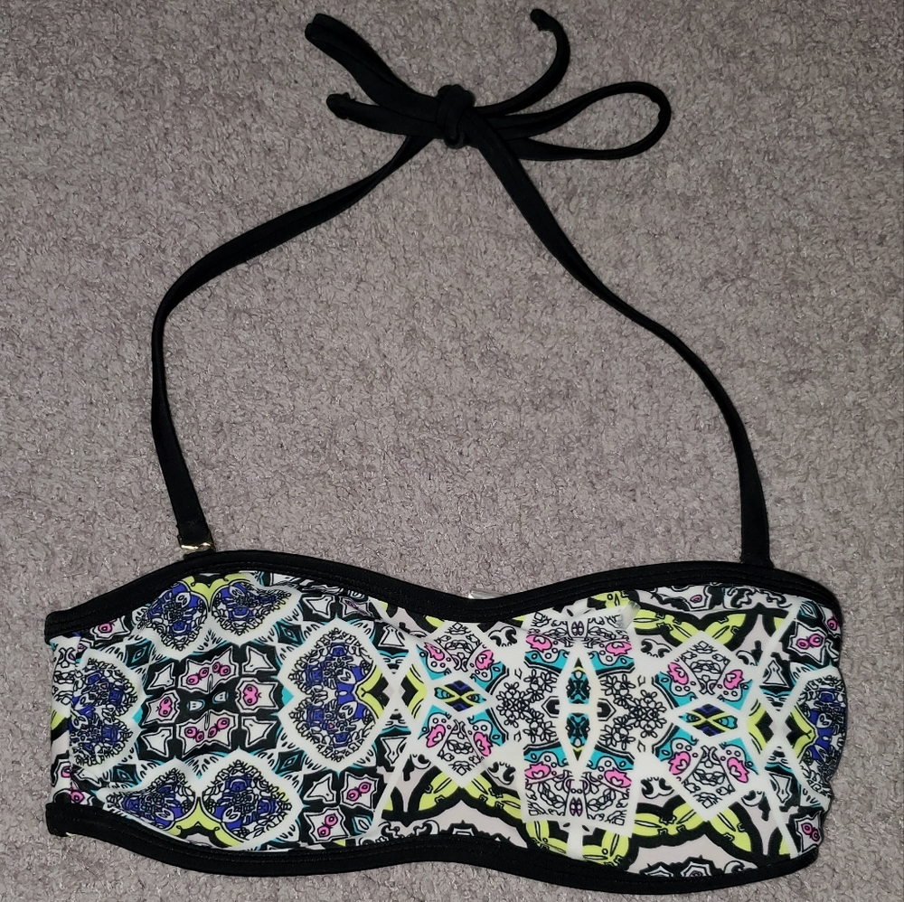 Xhilaration Bandeau Style Bikini Swim Top New With Tags NWT Size XS